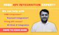 integrate any API services to your website or script