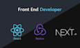 be your front end developer with react js