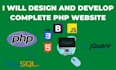custom  PHP, CSS, javascript, bootstrap, HTML5, jquery script