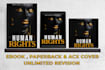 design professional paperback, ebook , audio and hard cover