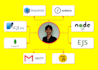 do node js, ejs, express js, socket, nextjs, sequelize
