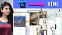 convert psd to html, xd to html, figma to html responsive in 24hour