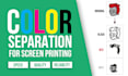 do color separation for screen printing in illustrator or coreldraw