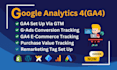 fix or setup google analytics 4, ga4 ecommerce tracking, conversion tracking GTM