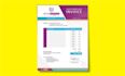 design an invoice or receipt for your brand identity