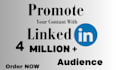 share your content or link with 3 million linkedin audience shoutout