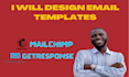 design your gym fitness email template on getresponse, mailchimp sendinblu