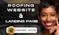 design or redesign roofing website, construction website, plumbing website