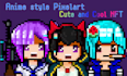 creat pixelart anime style nft collection
