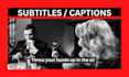 add subtitle or closed caption, srt, transcript and edit video