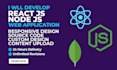 do react js frontend javascript and node js development