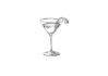 hand drawing style drinks and cocktails