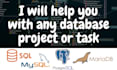 create database projects and solve any sql queries