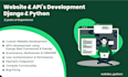 develop website backend with django and django rest framework