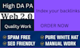 index backlink and create web 2 0