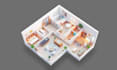 do attractive and realistic 3d floor plan rendering