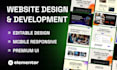 setup modern wordpress website design or blog design