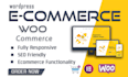 develop user friendly ecommerce website with woocommerce