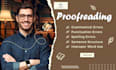provide quality proofreading and editing