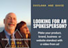 be your video spokesperson as a couple