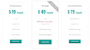 design a pure css3 pricing table
