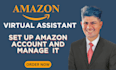 set up amazon seller central account and manage it