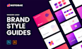 design logo and brand identity with full branding kit and brand style guidelines