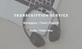 transcribe your audio and video files