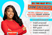 do grant writing, grant proposal, business plan, grant research, grant writer