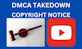 report copyright violating videos on youtube under dmca