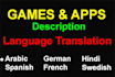 do localization for games and apps using high search volume localize keywords