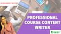 uniquely carryout your online course content and creation