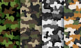 design military camouflage seamless pattern in 24 hours