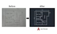 draw 2d architectural floor plan by using autocad