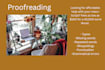 proofread your manuscript or novel