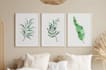 design abstract printable tropical palm leaf wall art