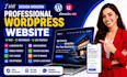 design modern wordpress website for your business