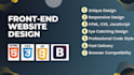 be your frontend web developer using HTML, CSS, bootstrap, and javascript