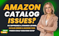 fix amazon fba product listing and amazon account issue