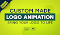 produce a custom logo animation