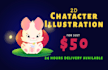 create your 2d character illustration