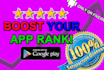 promote your App to 300 people with 30 Installs Guaranteed