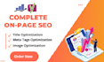 website optimization with schema markup and complete onpage seo