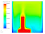 do cfd analysis, thermal and flow simulation, temperature and velocity  study