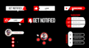 create eye catching youtube subscribe button animation