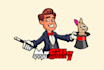 do custom cartoon logo design, mascot, or character