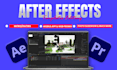 edit after effects, premiere pro templates and short videos