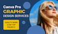design anything using canva pro account