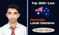 build top 300 australia local citations