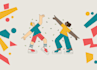 create flat vector illustrations